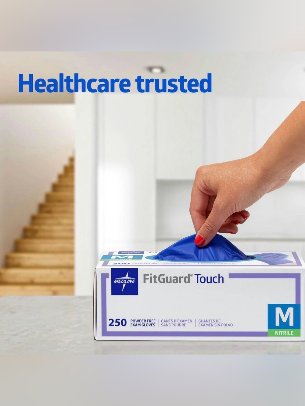 Chemical Resistant Nitrile Gloves - Vibrant Purple S,M,XL - XL is a box of 230 - Picture 5 of 5